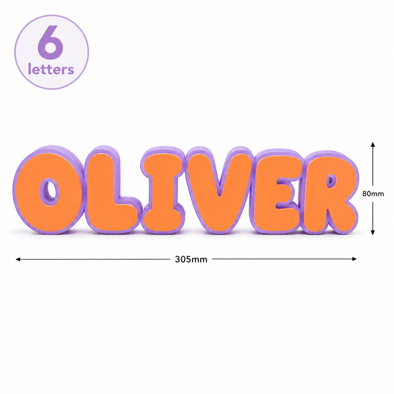 Personalised Name Sign | Custom Nursery Name Sign
