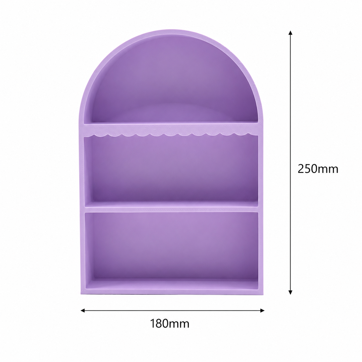 Arch Nursery Shelf