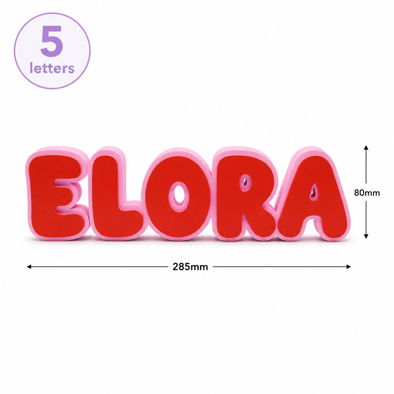 Personalised Name Sign | Custom Nursery Name Sign