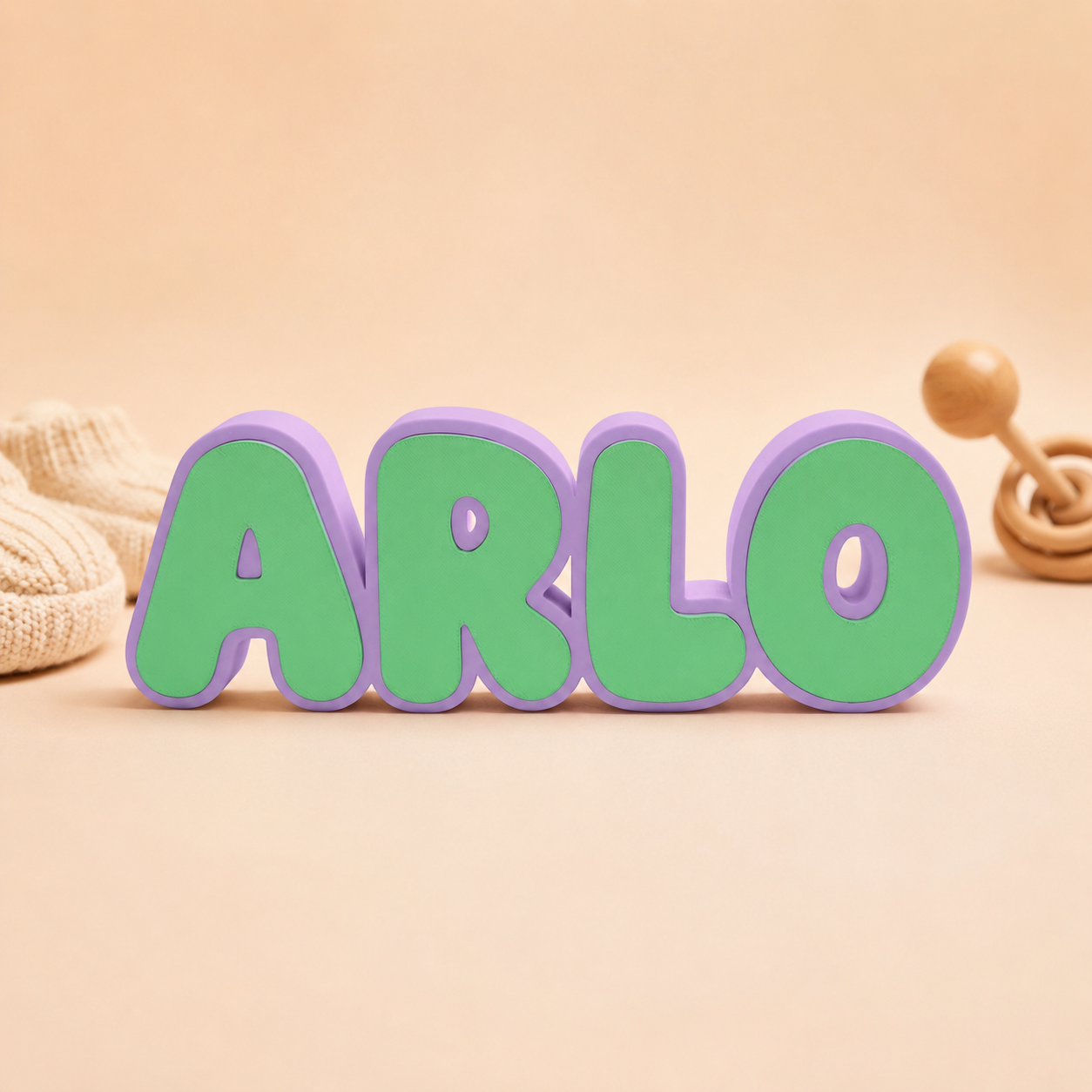 Personalised Name Sign | Custom Nursery Name Sign