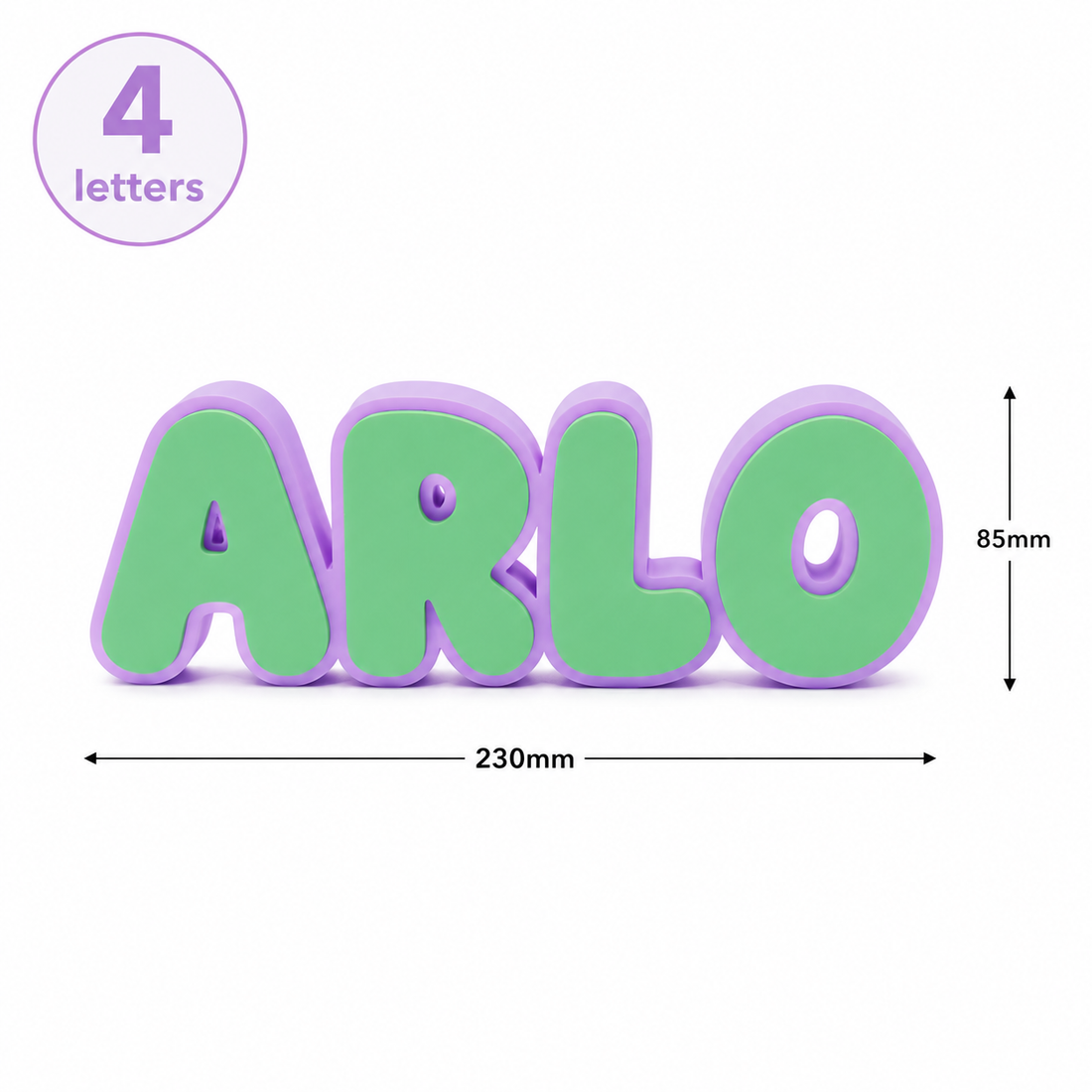 Personalised Name Sign | Custom Nursery Name Sign