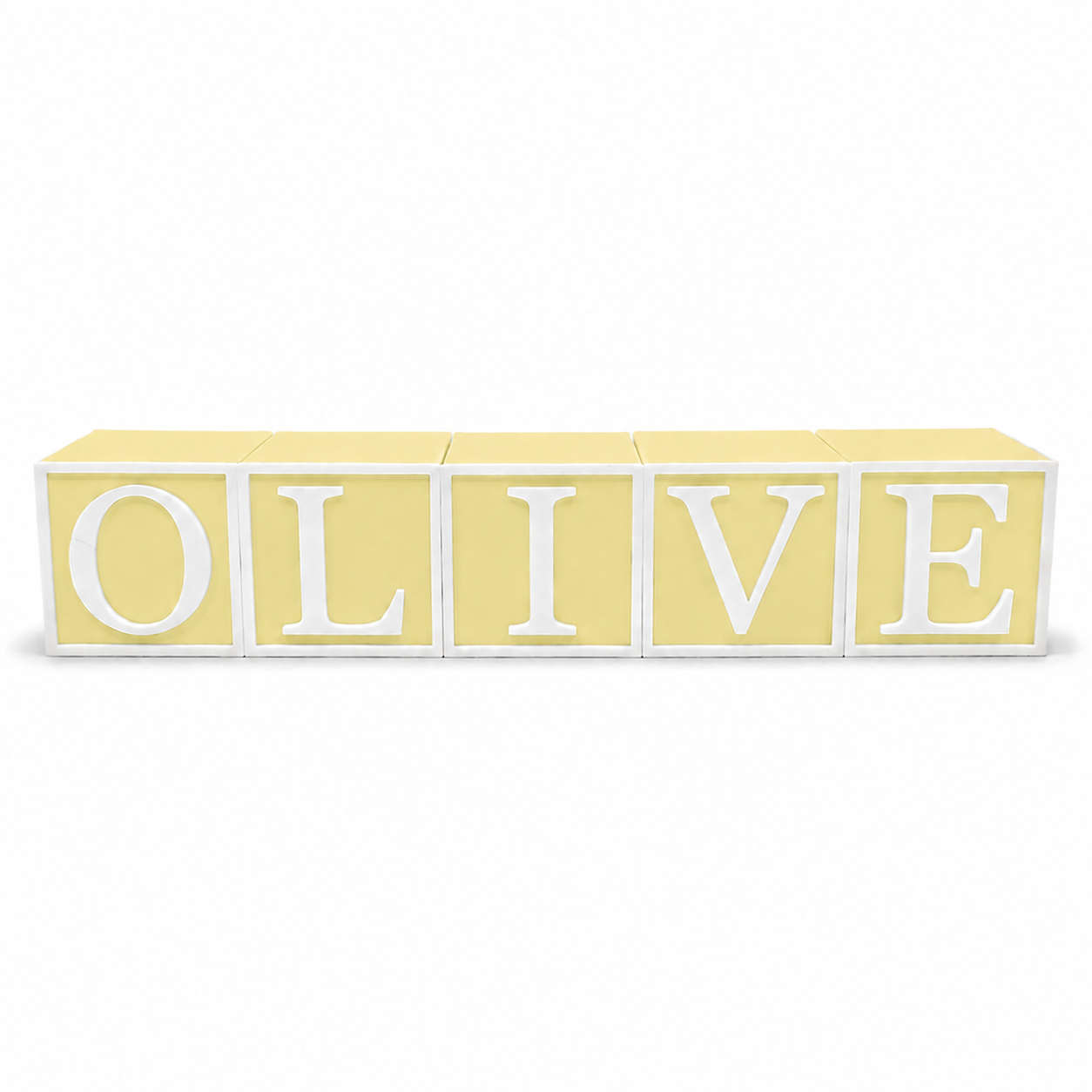 Personalised Name Blocks – White Border Design