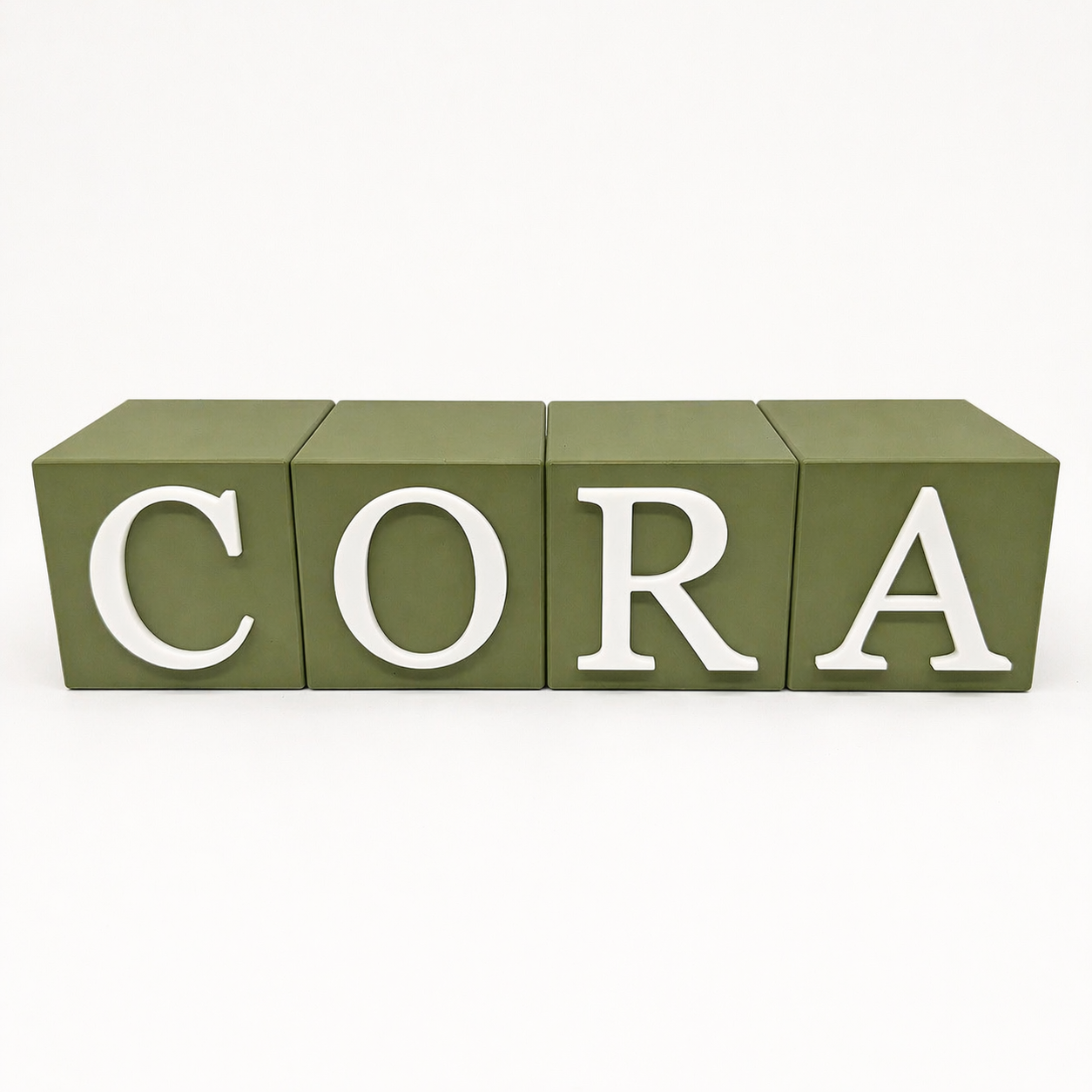 Personalised Name Blocks – Custom Baby Keepsake