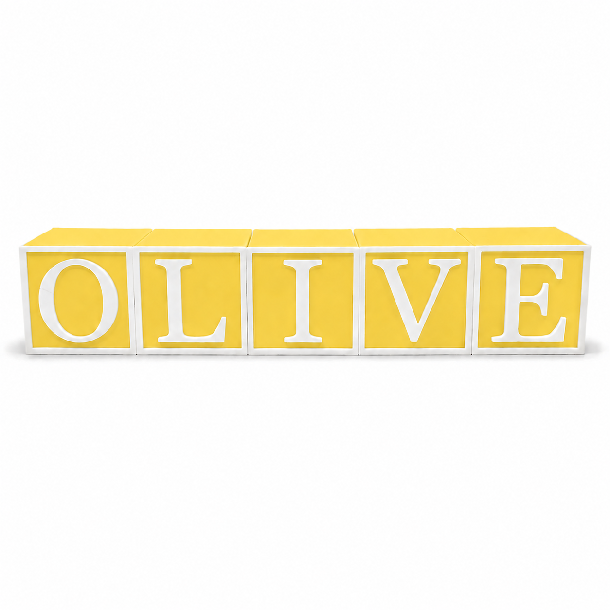 Personalised Name Blocks – White Border Design