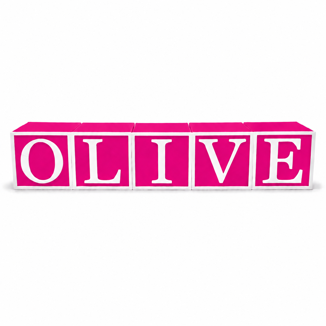 Personalised Name Blocks – White Border Design