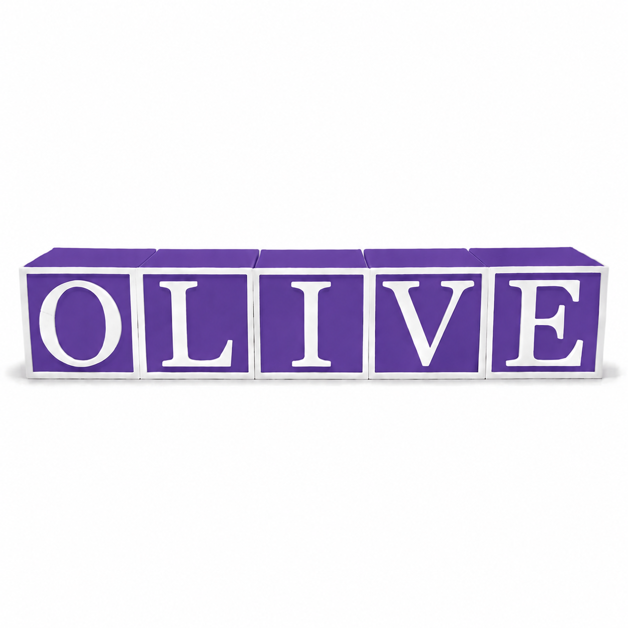 Personalised Name Blocks – White Border Design