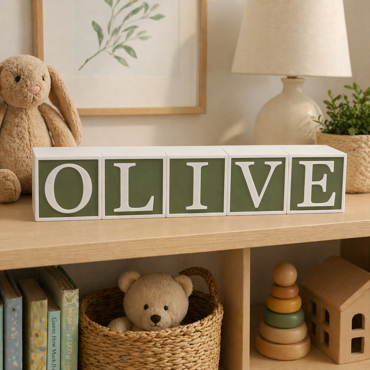 Personalised Name Blocks – White Border Design
